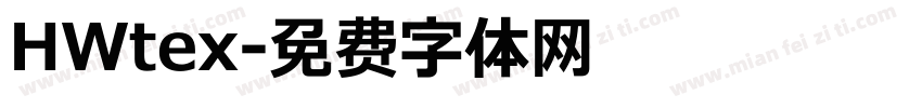 HWtex字体转换