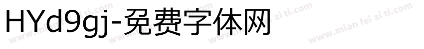 HYd9gj字体转换