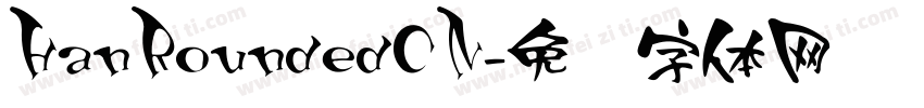 HanRoundedCN字体转换