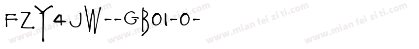 FZY4JW--GB01-0字体转换