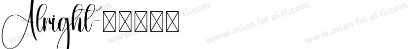 Alright字体转换