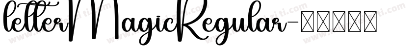letterMagicRegular字体转换