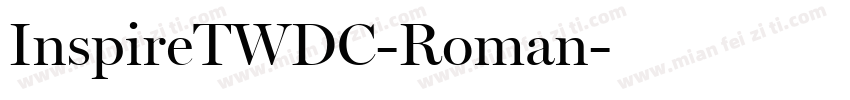 InspireTWDC-Roman字体转换