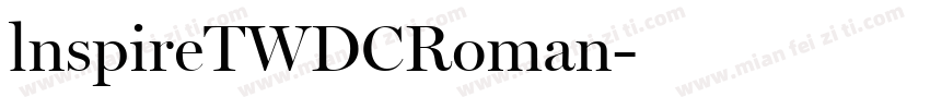 lnspireTWDCRoman字体转换