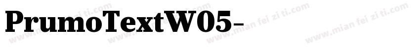 PrumoTextW05字体转换