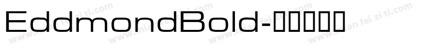 EddmondBold字体转换
