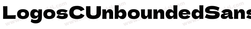 LogosCUnboundedSans字体转换
