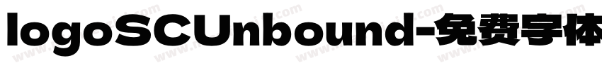 logoSCUnbound字体转换