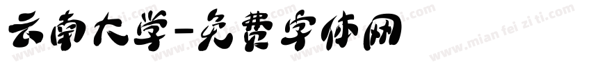 云南大学字体转换