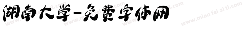 湖南大学字体转换