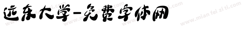 远东大学字体转换