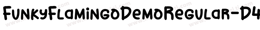 FunkyFlamingoDemoRegular-D4JD字体转换