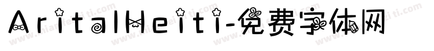 AritalHeiti字体转换