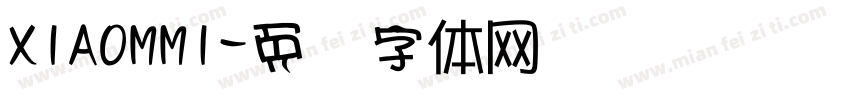 XIAOMMI字体转换