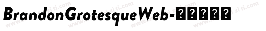 BrandonGrotesqueWeb字体转换