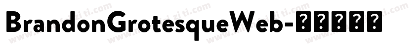BrandonGrotesqueWeb字体转换