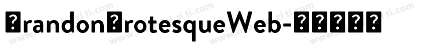 BrandonGrotesqueWeb字体转换