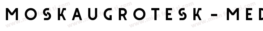 MoskauGrotesk-Mediu字体转换