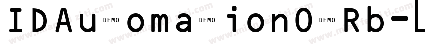 IDAutomationOCRb字体转换