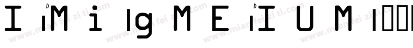 IDMingMEDIUM字体转换