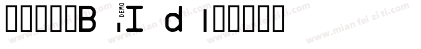 叁慕斜宋体BoId字体转换