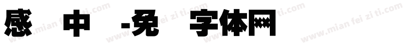 感动中国字体转换