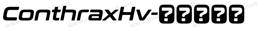 ConthraxHv字体转换