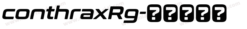 conthraxRg字体转换