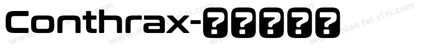 Conthrax字体转换