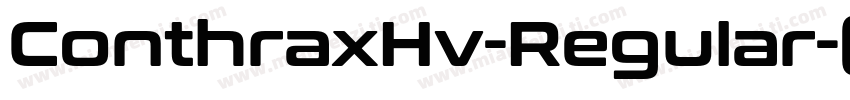 ConthraxHv-Regular字体转换
