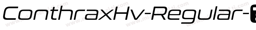ConthraxHv-Regular字体转换
