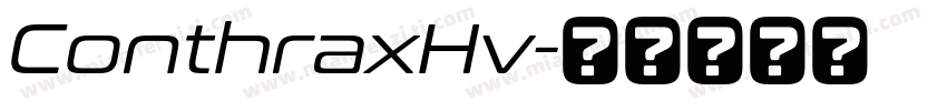 ConthraxHv字体转换