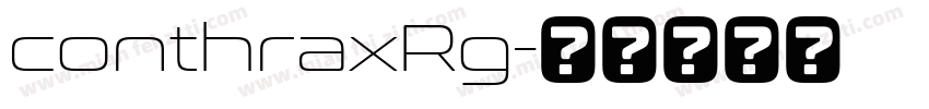 conthraxRg字体转换