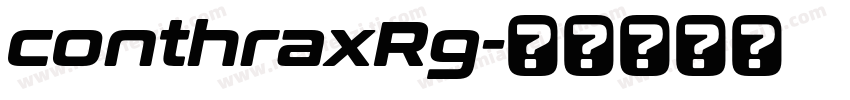 conthraxRg字体转换