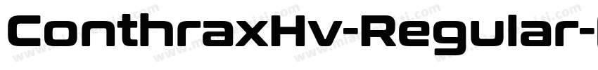 ConthraxHv-Regular字体转换