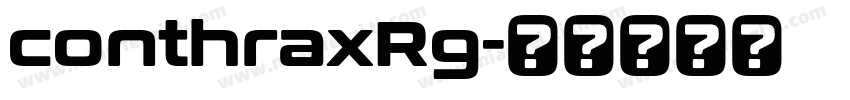 conthraxRg字体转换
