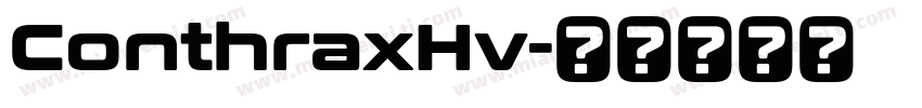 ConthraxHv字体转换