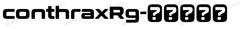 conthraxRg字体转换