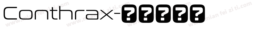 Conthrax字体转换