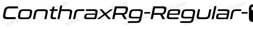 ConthraxRg-Regular字体转换