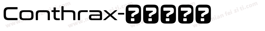 Conthrax字体转换