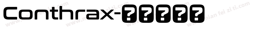 Conthrax字体转换