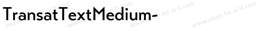 TransatTextMedium字体转换