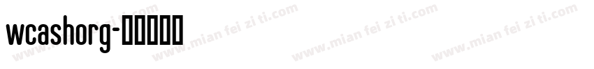 wcashorg字体转换