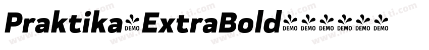 Praktika-ExtraBold字体转换