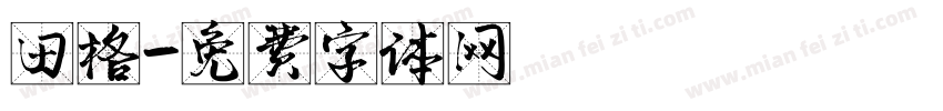田格字体转换