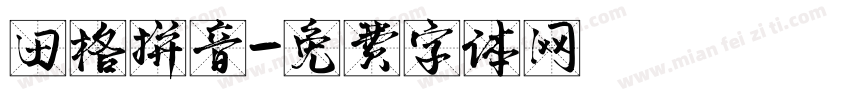田格拼音字体转换
