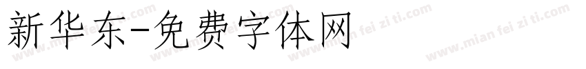 新华东字体转换