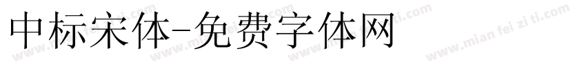 中标宋体字体转换