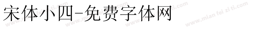 宋体小四字体转换